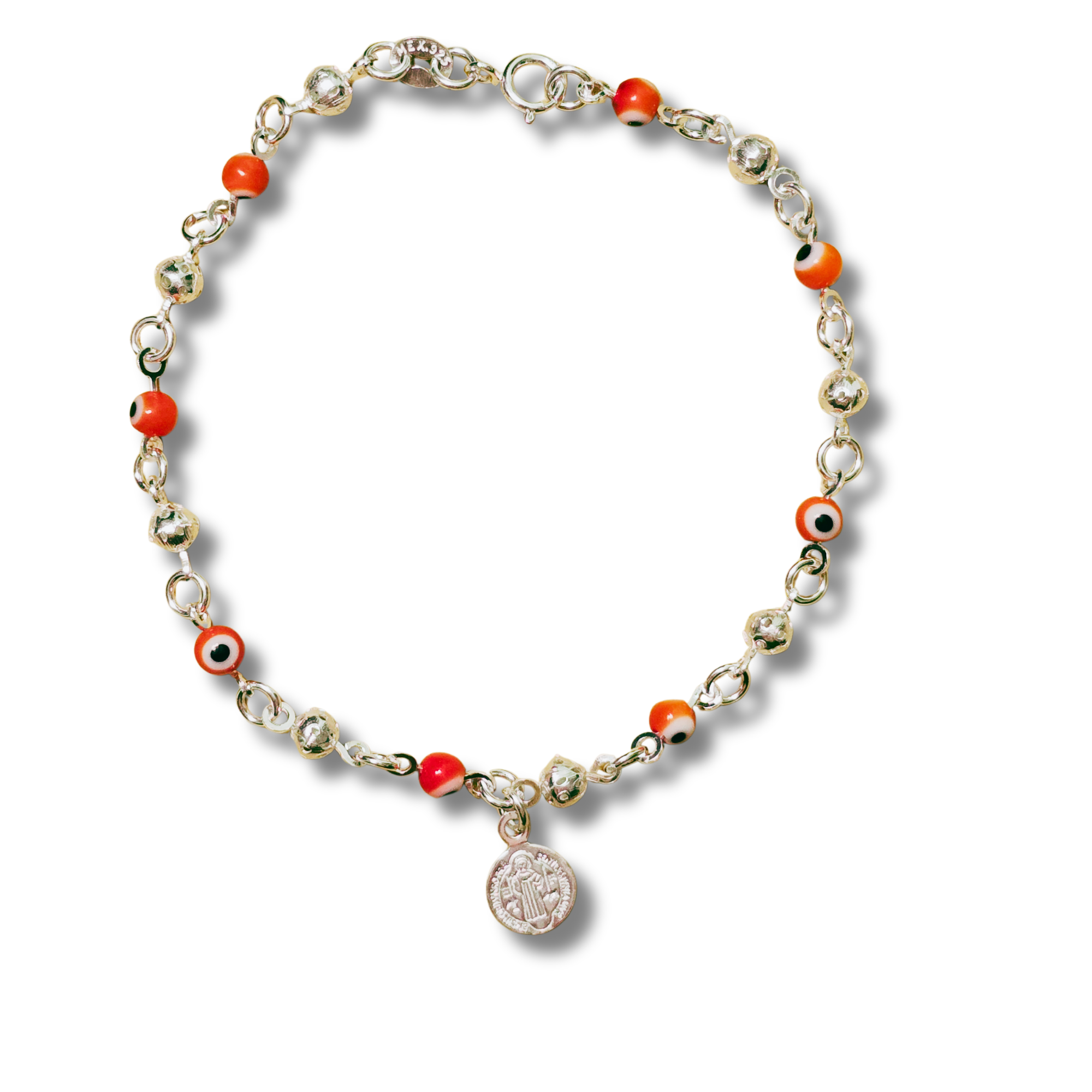 Protective Eye Silver Bracelet