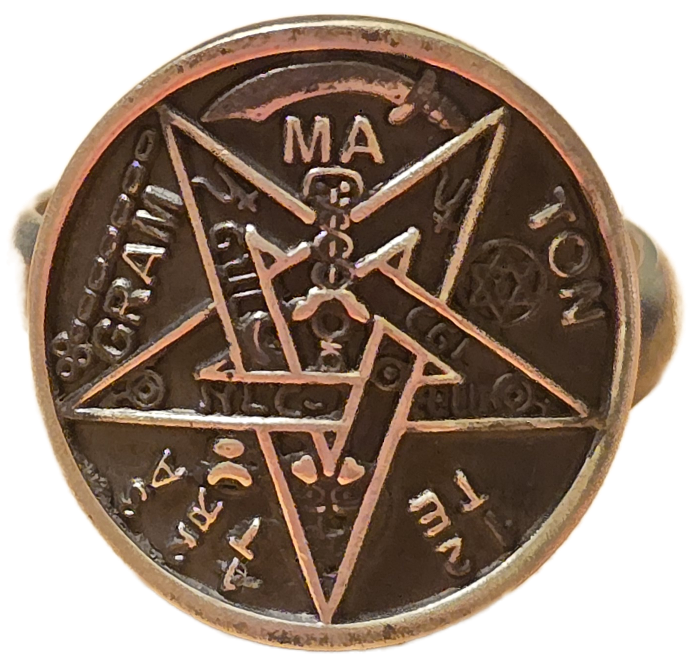 Tetragrammaton Adjustable Ring – Sterling Silver 925