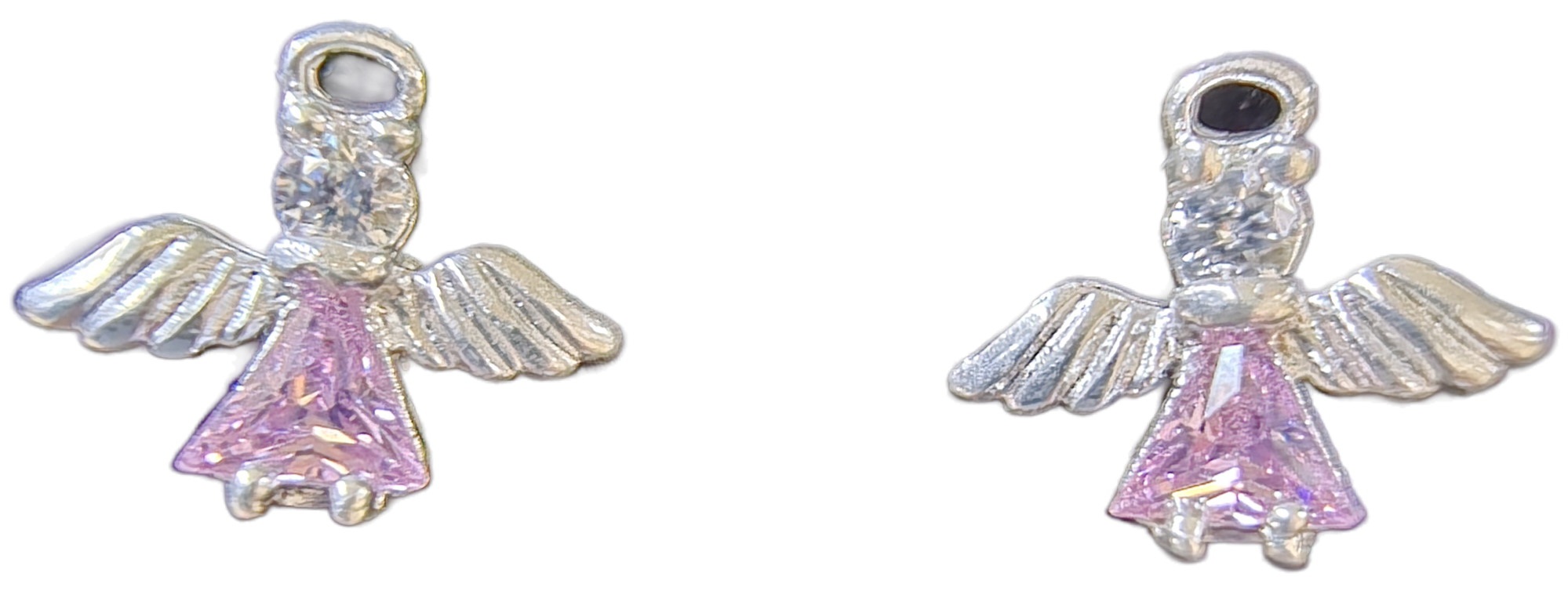 Celestial Guardian Angel Earrings – Sterling Silver .925