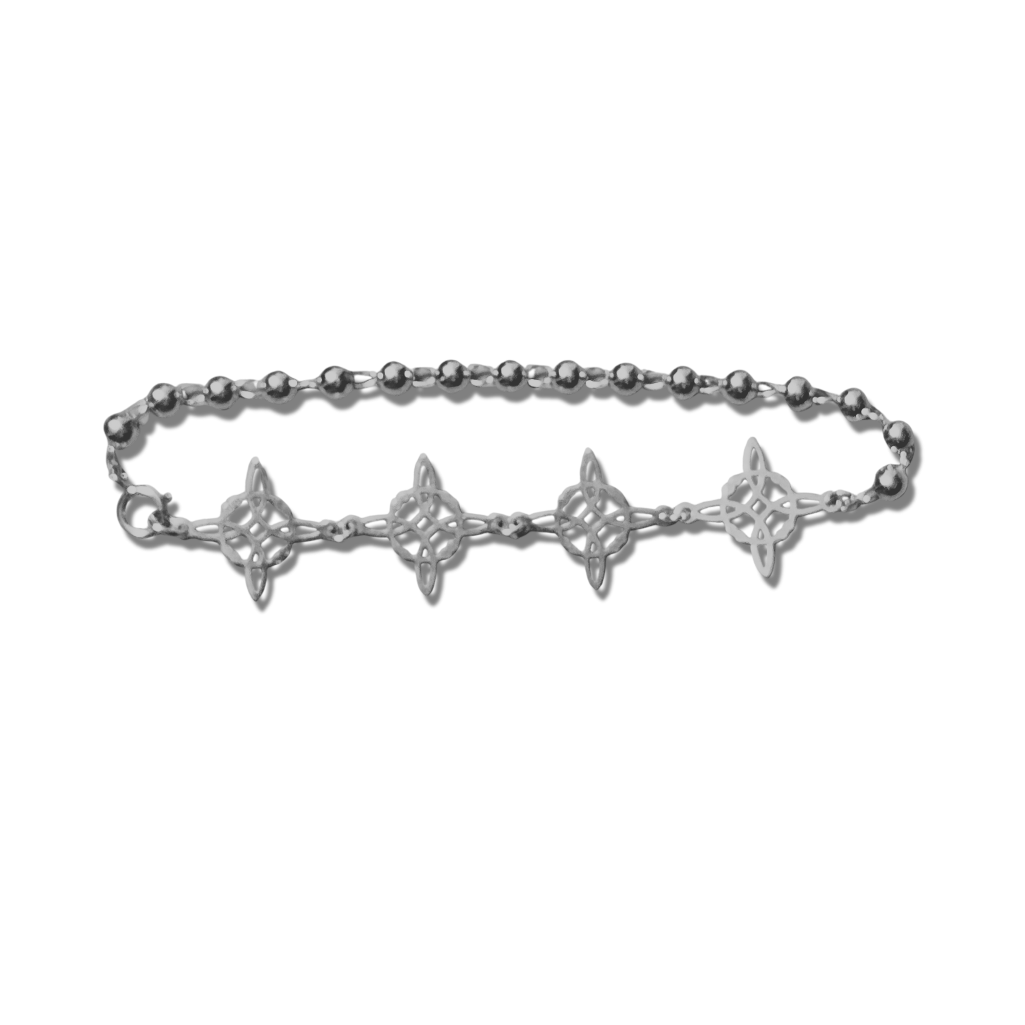 Sacred Knot Silver Bracelet
