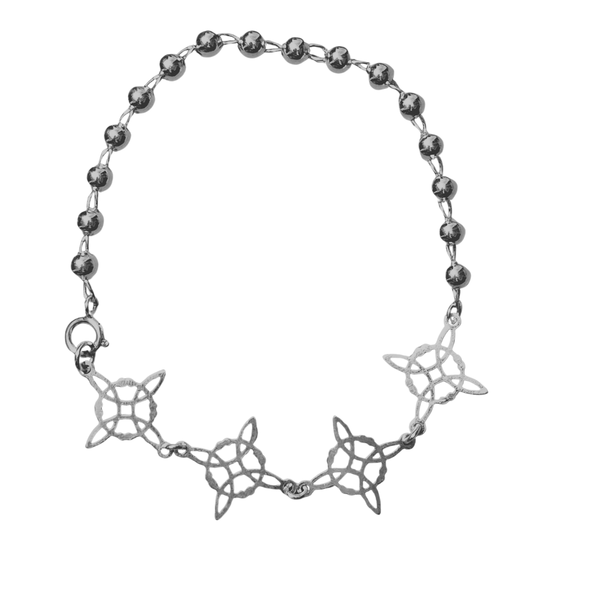 Sacred Knot Silver Bracelet