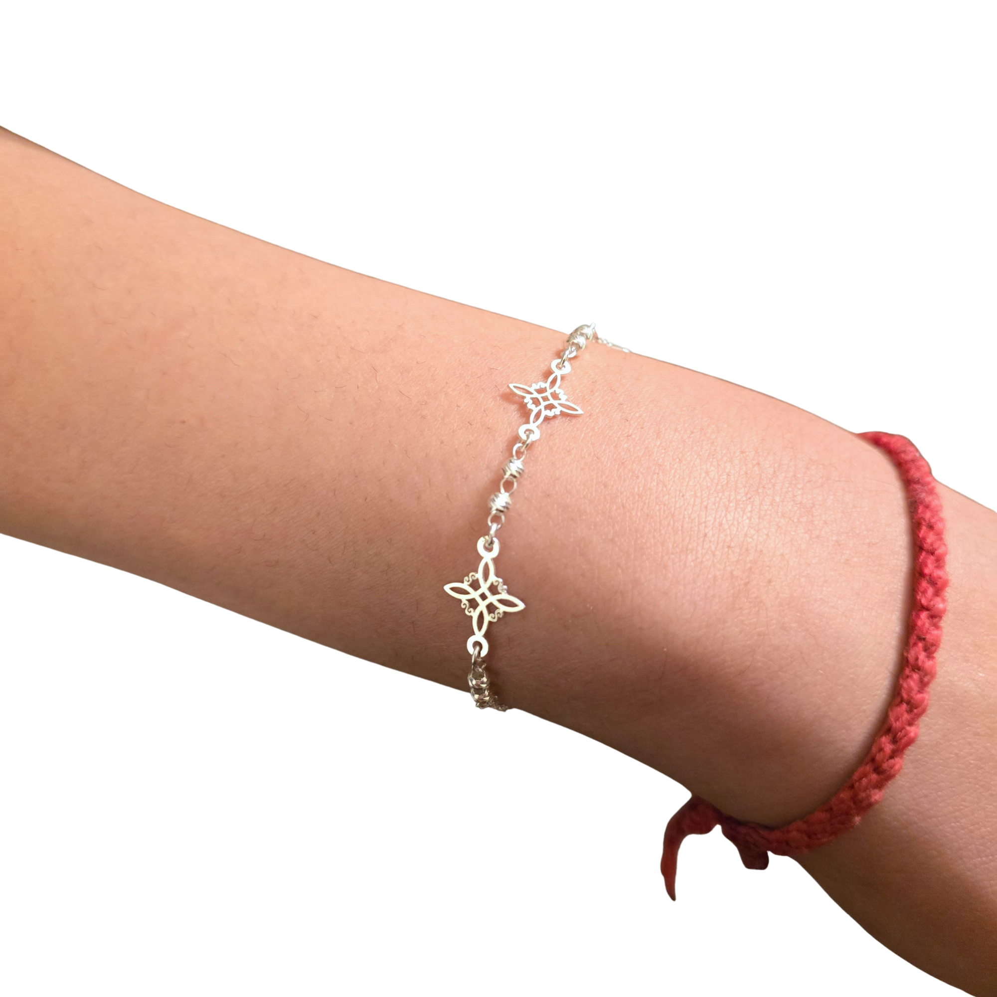 Triple Sacred Knot Bracelet · Sterling Silver