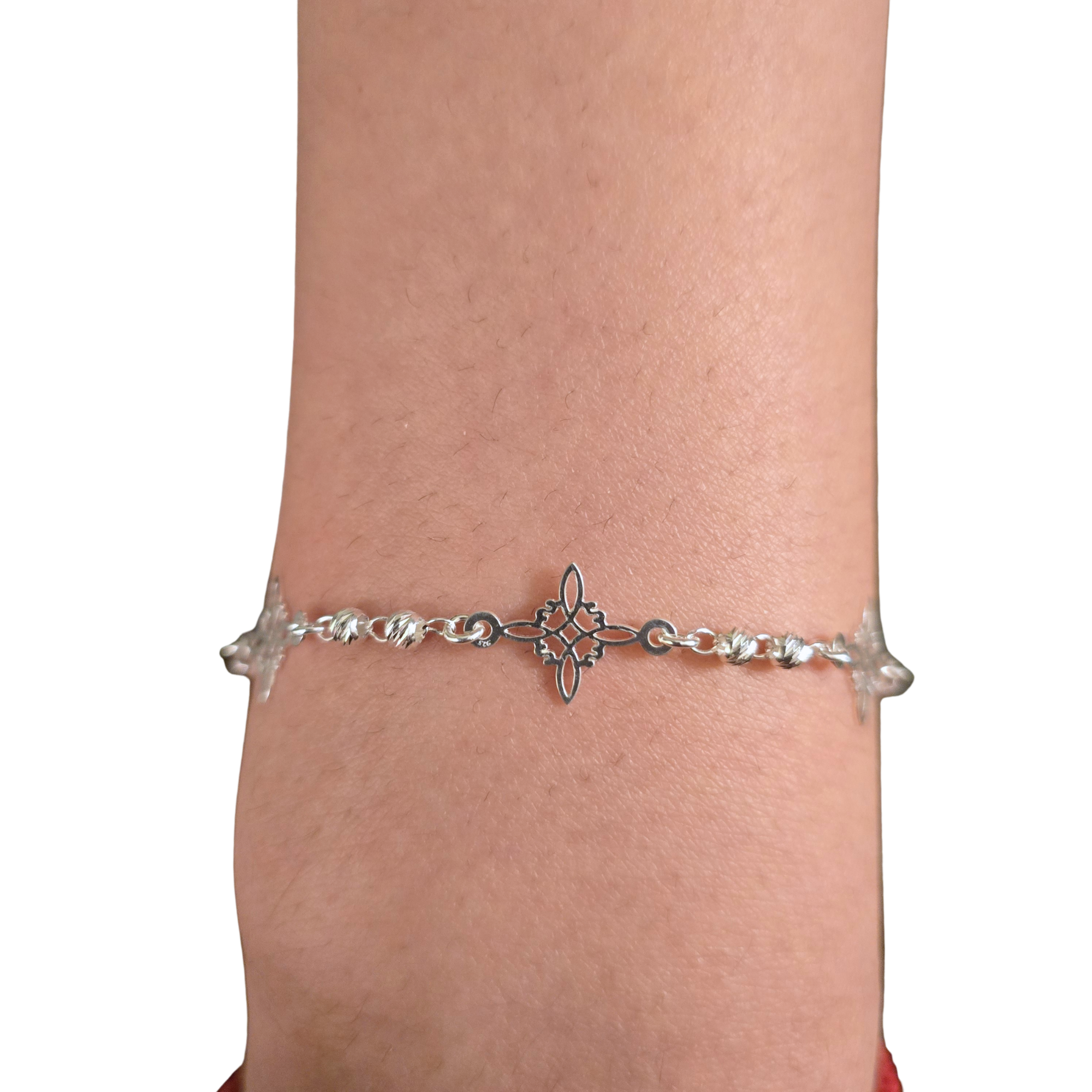 Triple Sacred Knot Bracelet · Sterling Silver