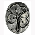 Clover pocket stone amulet