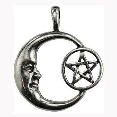 Pentacle Moon Celestial amulet