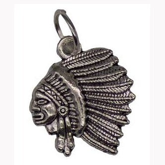 3/4" Indian Head amulet