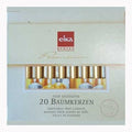 1/2" Gold Chime Candle 20 pack