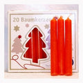 1/2" Orange Chime Candle 20 pack