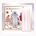 1/2" White Chime Candle 20 pack