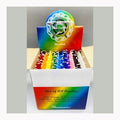 1/2" dia 5" long Assorted chime candle 100 pack