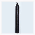 Black 6" household candle