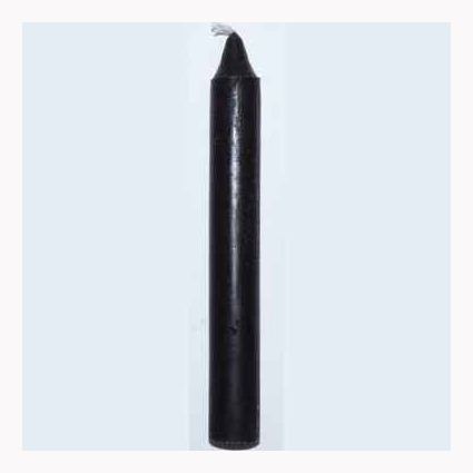 Black 6" household candle