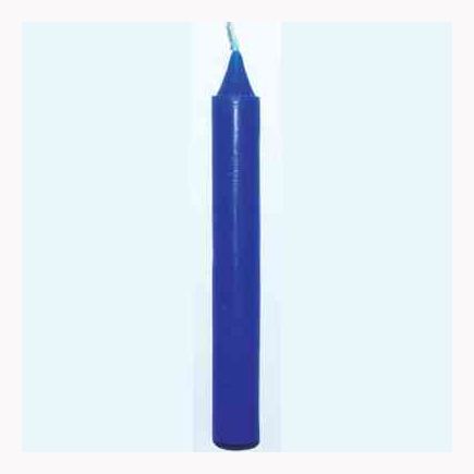 Blue 6" Household Candle