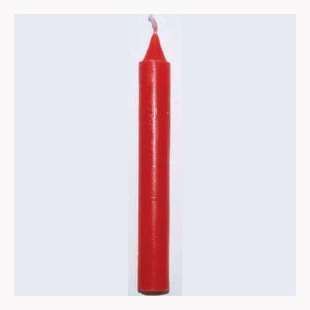 Red 6" Household Candle