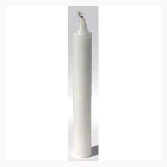 White 6" household Candle