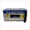(set of 72) Black 4" household candles