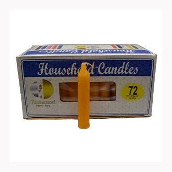 (set of 72) Orange 4" household candles