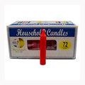 (set of 72) Red 4" household candles