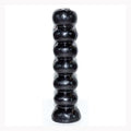 6 1/2" Black Seven Knob candles