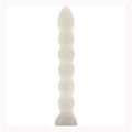 6 1/2" White Seven Knob candles