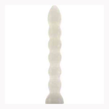 6 1/2" White Seven Knob candles