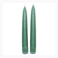 7" Sage taper Candle pair