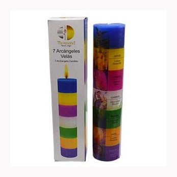 6 3/4" 7 Archanglkes Pillar candle