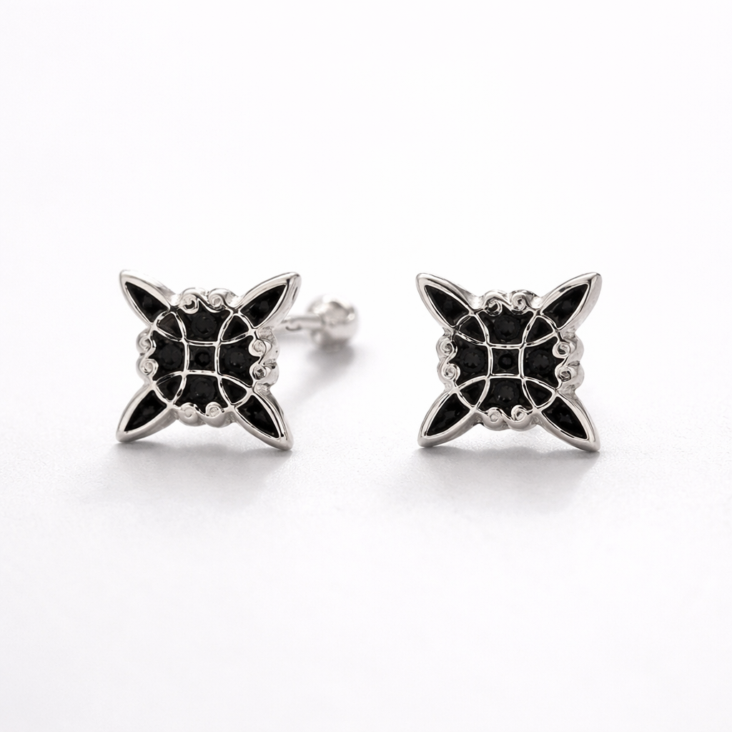 Witch’s Knot Stud Earrings · Sterling Silver Protection