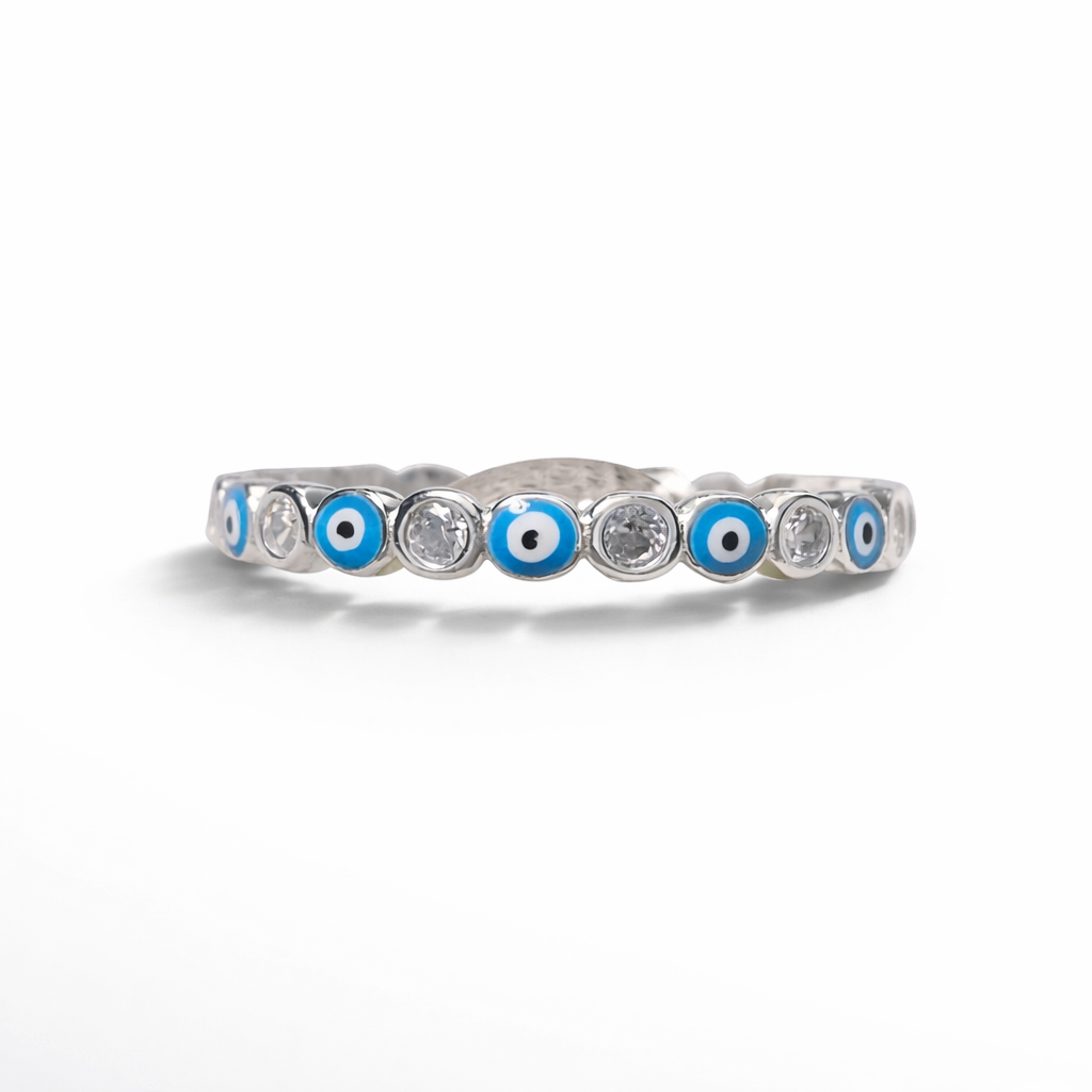 Protective Eye Ring · Sterling Silver .925