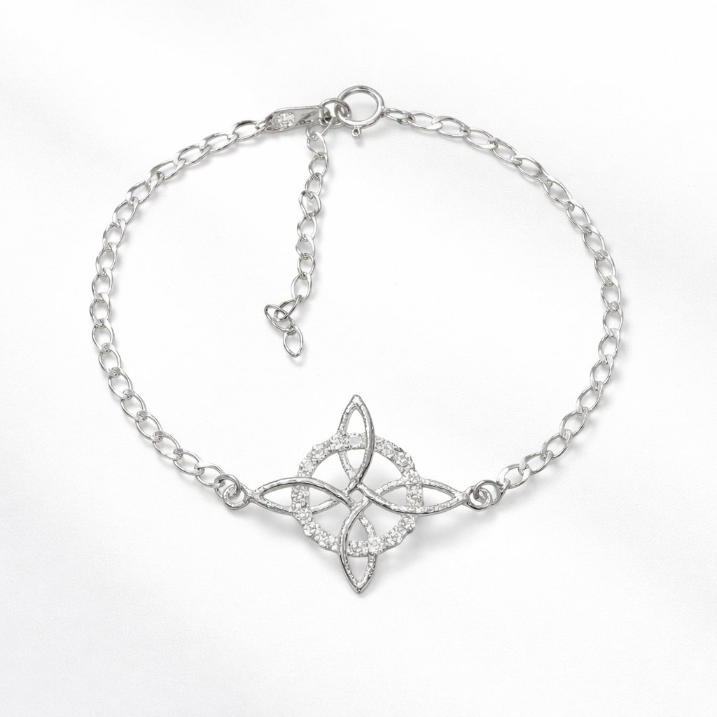 Witch’s Knot Sterling Silver Bracelet