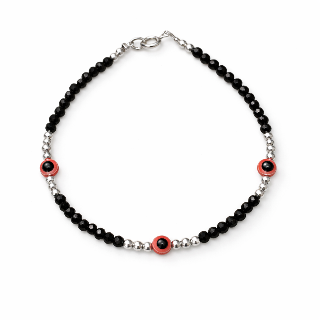 Protective Crystal Bracelet  .925 Sterling Silver
