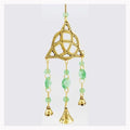 Brass Triquetra wind chime