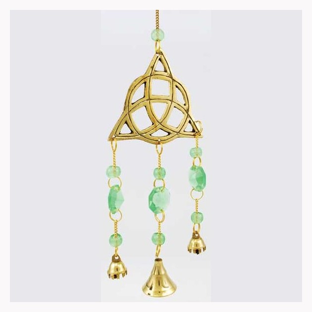 Brass Triquetra wind chime