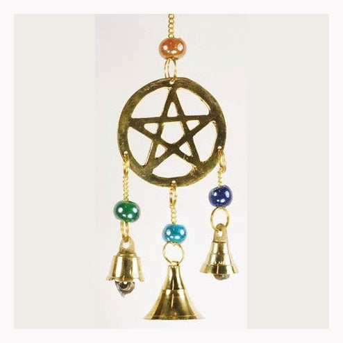 Three Bell Pentagram wind chime