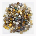 1 lb Agate, Grey tumbled chips 8-12mm