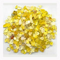 1 lb Agate, Yellow tumbled chips 5-12mm
