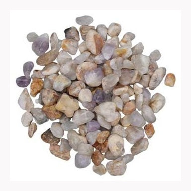 1 lb Spirit Quartz tumbled chips 8-12mm