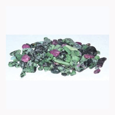 1 lb Zosite, Ruby tumbled chips 5-7mm
