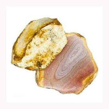 (set of 2) 1.6-2.0# Jasper, Polycrome polished 1 side