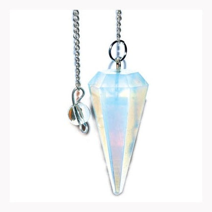 Péndulo de opalita de 6 lados