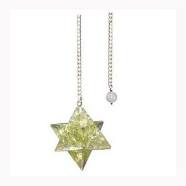 Péndulo Merkabah Peridoto Orgón