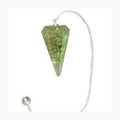 Peridot Orgone pendulum