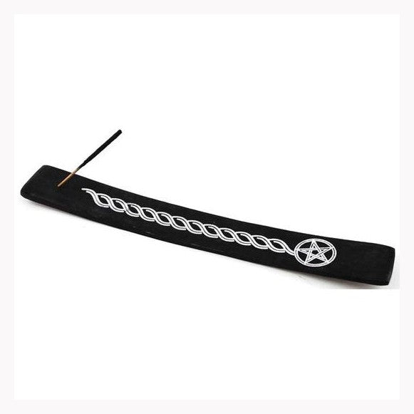 Black Pentagram Ash Catcher  incense burner
