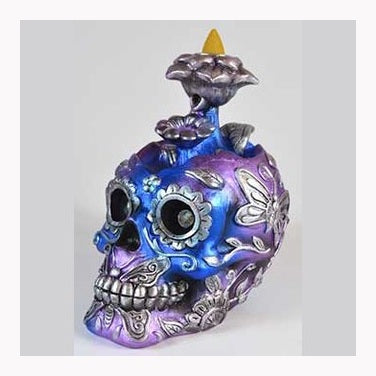 6" Metallic Skull backflow burner