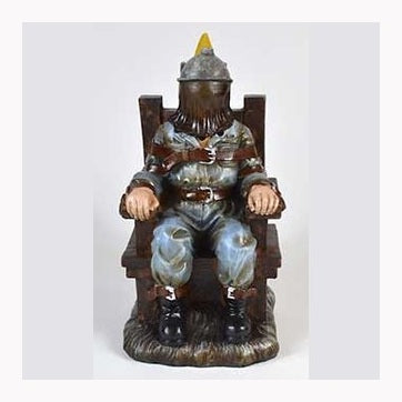 7" Electric Chair back flow incense burner