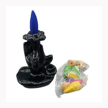 3 1/2" Flower & Hand backflow burner