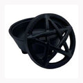 Caldero/olla para sahumar de hierro fundido con forma de pentagrama de 3 1/4"