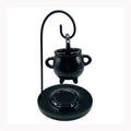 Caldero de metal colgante o difusor de aceite de 4 1/2" x 7"