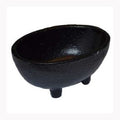 1 3/4" Oval cast iron cauldron/smudge pot
