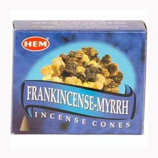 Cono de incienso y mirra HEM 10 conos